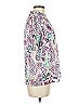 Tamara H. 100% Polyester Paisley Ivory Short Sleeve Blouse Size M - photo 4