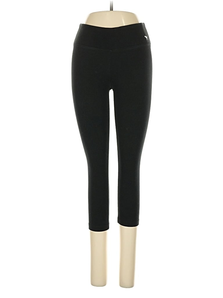 Pre-owned Victoria's Secret Pink Active Pants In Black