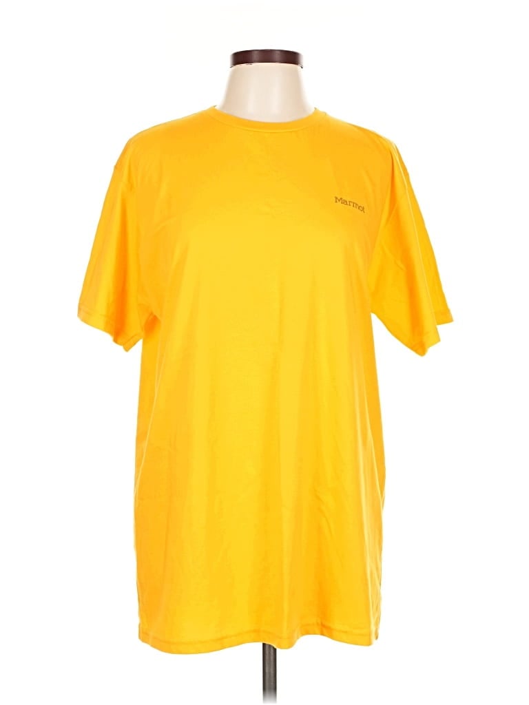 Pre-owned Marmot Active T-shirt In Yellow