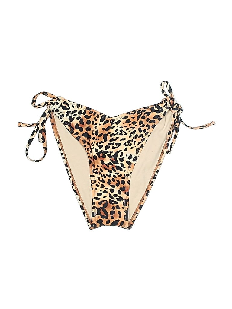 Pre-owned Wild Fable Swimsuit Bottoms In Brown