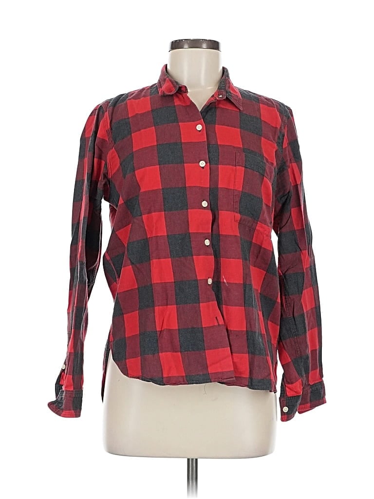 Click to view more detailed imagery on our partner's website Pre-owned Gap Long Sleeve Button Down Shirt In Red