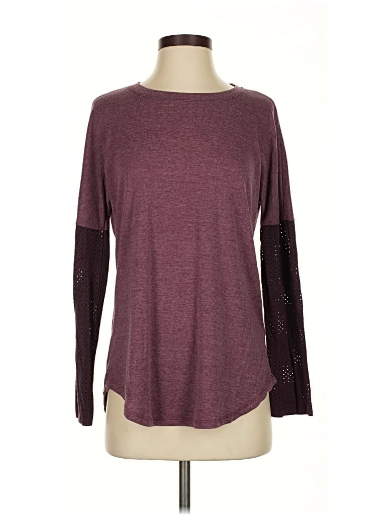Pre-owned Dylan Long Sleeve T-shirt In Burgundy