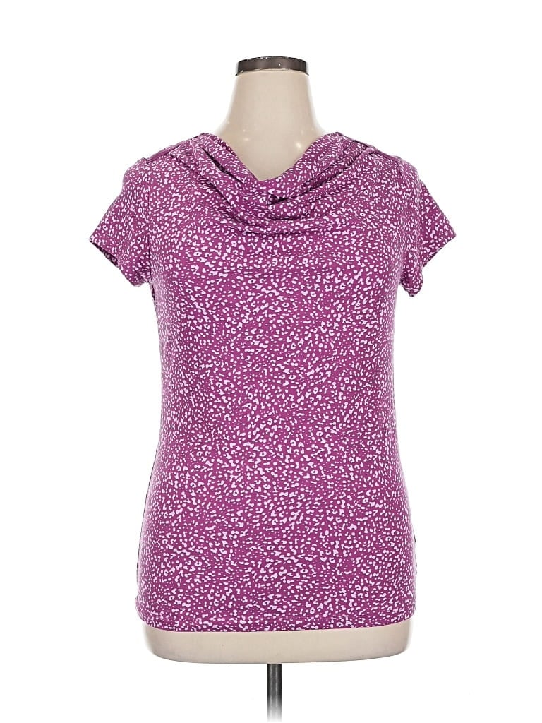 Pre-owned Merona Short Sleeve T-shirt In Purple