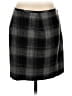 Gap Plaid Gray Casual Skirt Size 4 - photo 2