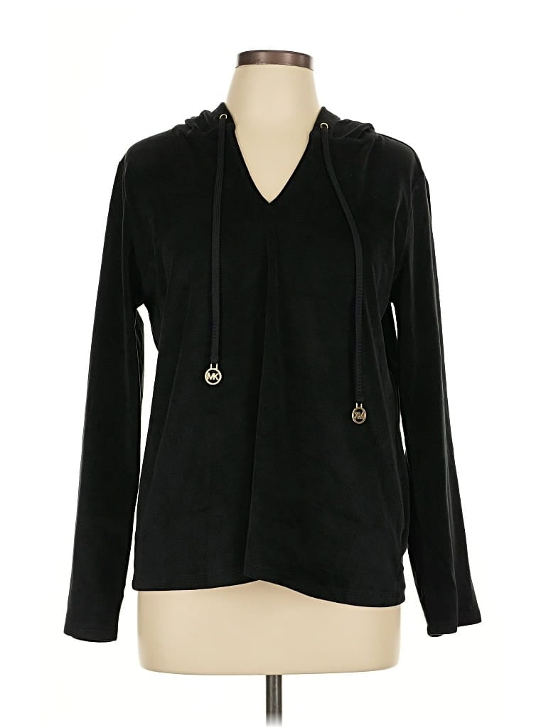 Pre-owned Michael Michael Kors Cardigan Sweater In Black