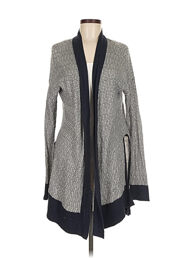 Pre-owned Lou & Grey Cardigan Sweater In Gray