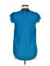 HD in Paris Blue Short Sleeve Blouse Size 6 - photo 2