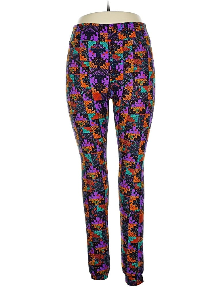 Pre-owned Lularoe Leggings In Purple