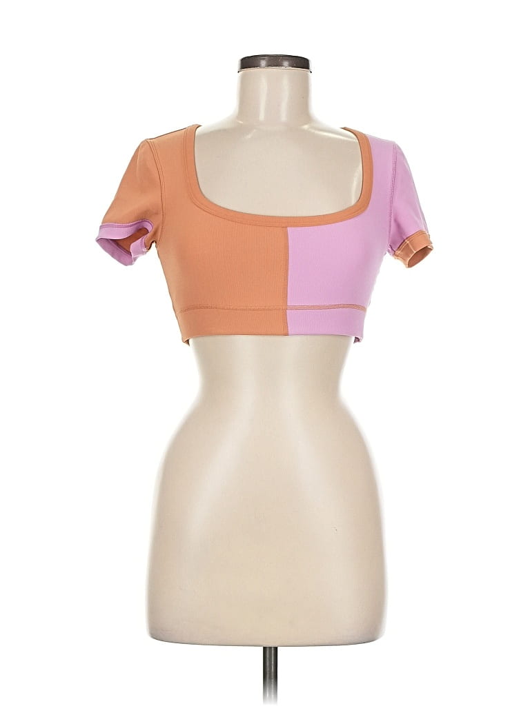 Pre-owned L*space Short Sleeve T-shirt In Pink