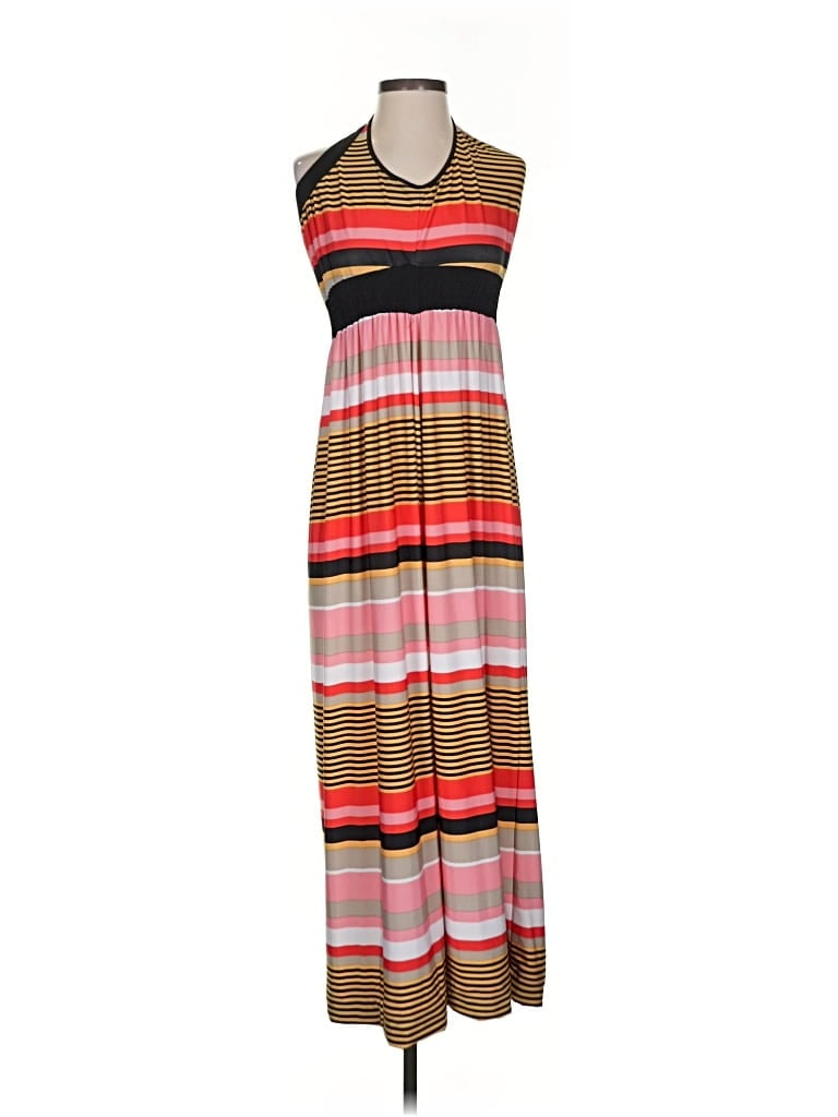 Pre-owned Milano Casual Dress In Brown