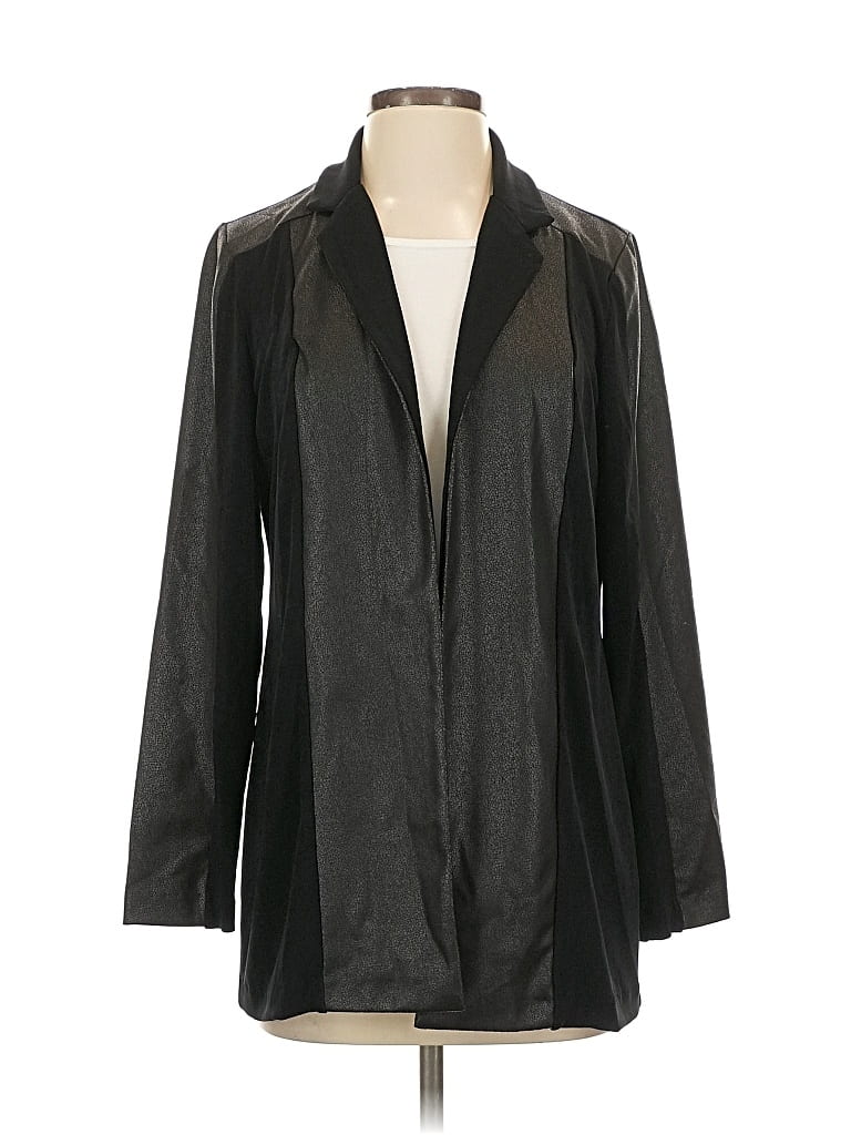 Pre-owned Travelers By Chico's Coat In Gray