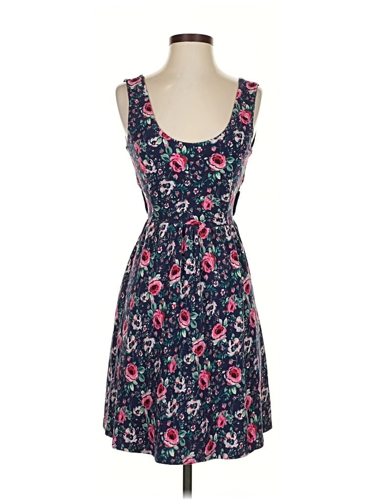 Pre-owned Lc Lauren Conrad Casual Dress In Blue