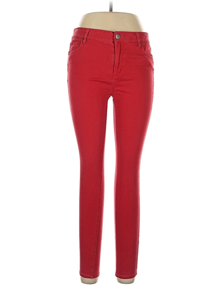Pre-owned Ann Taylor Loft Jeans In Red