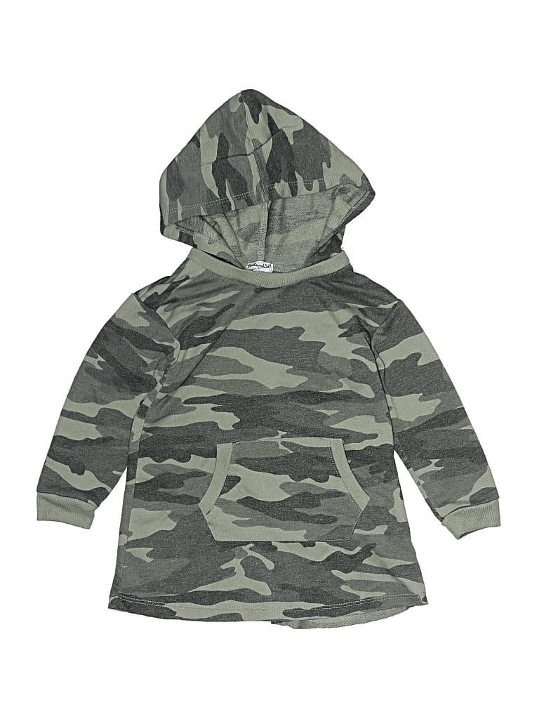 Pre-owned Splendid Kids' Long Sleeve T-shirt In Green