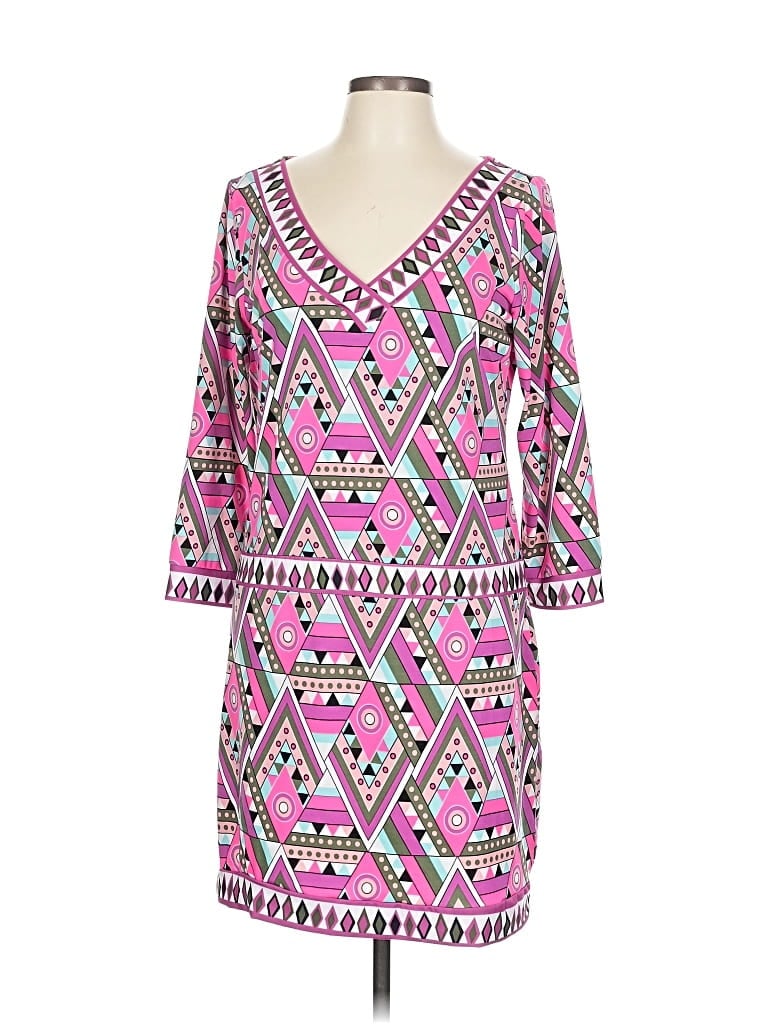Pre-owned Macbeth Collection By Margaret Josephs Casual Dress In Pink