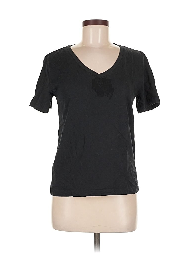 Pre-owned Mng Short Sleeve T-shirt In Black
