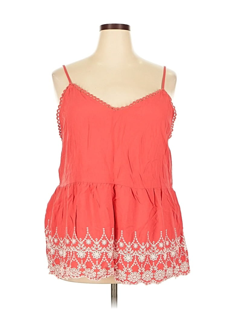 Pre-owned Maurices Sleeveless Blouse In Red