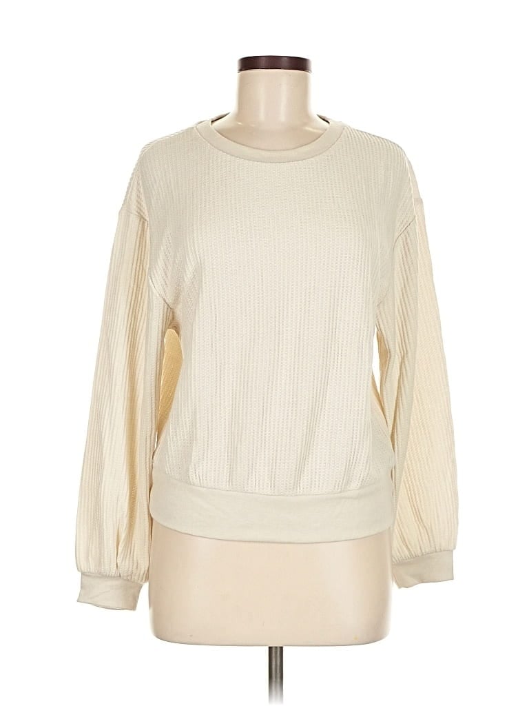 Pre-owned Old Navy Sweatshirt In White