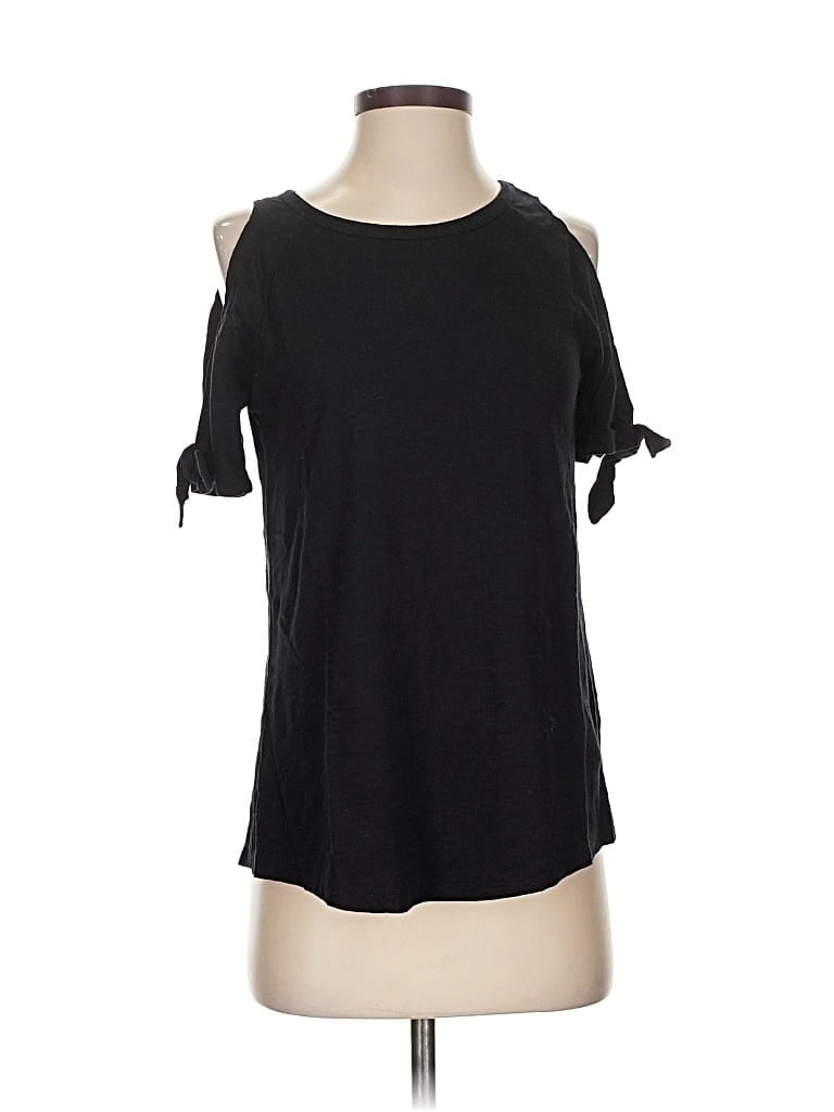 Pre-owned Sanctuary Short Sleeve T-shirt In Black