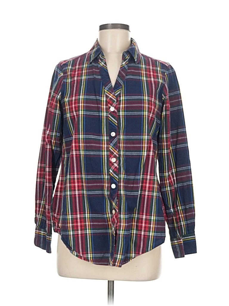 Click to view more detailed imagery on our partner's website Pre-owned Foxcroft Long Sleeve Button Down Shirt In Blue