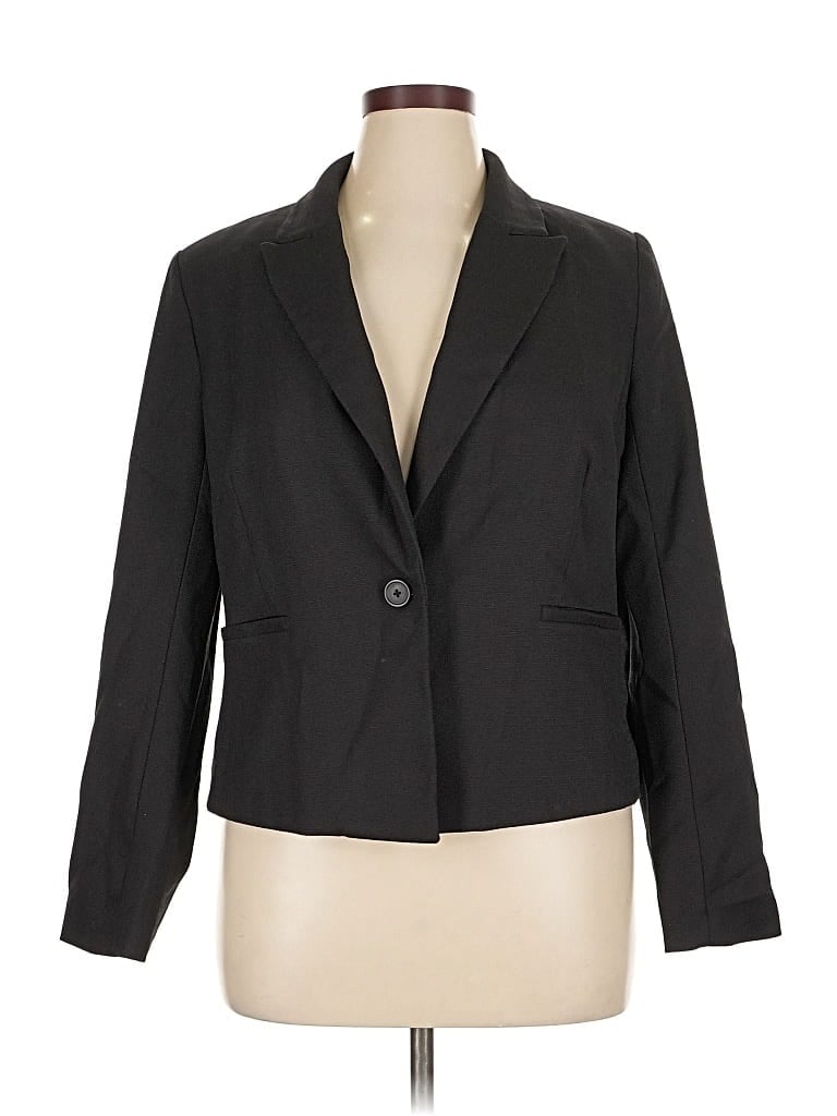 Pre-owned Nine West Blazer Jacket In Gray