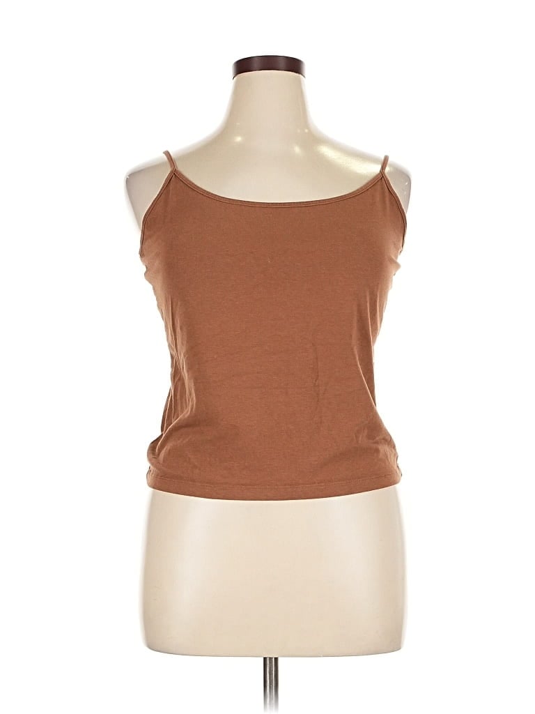 Pre-owned Banana Republic Tank Top Brown Strapless Neckline Tops