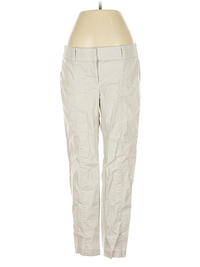 Pre-owned Ann Taylor Khaki Pant In White