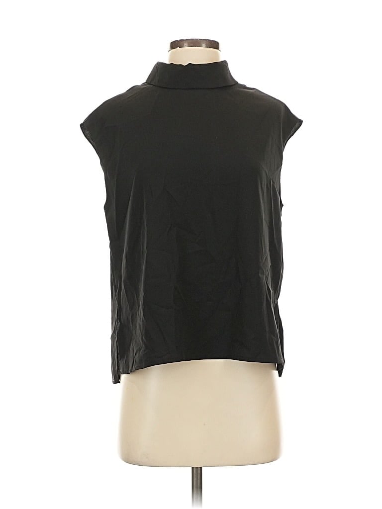 Pre-owned Commense Sleeveless Blouse In Black