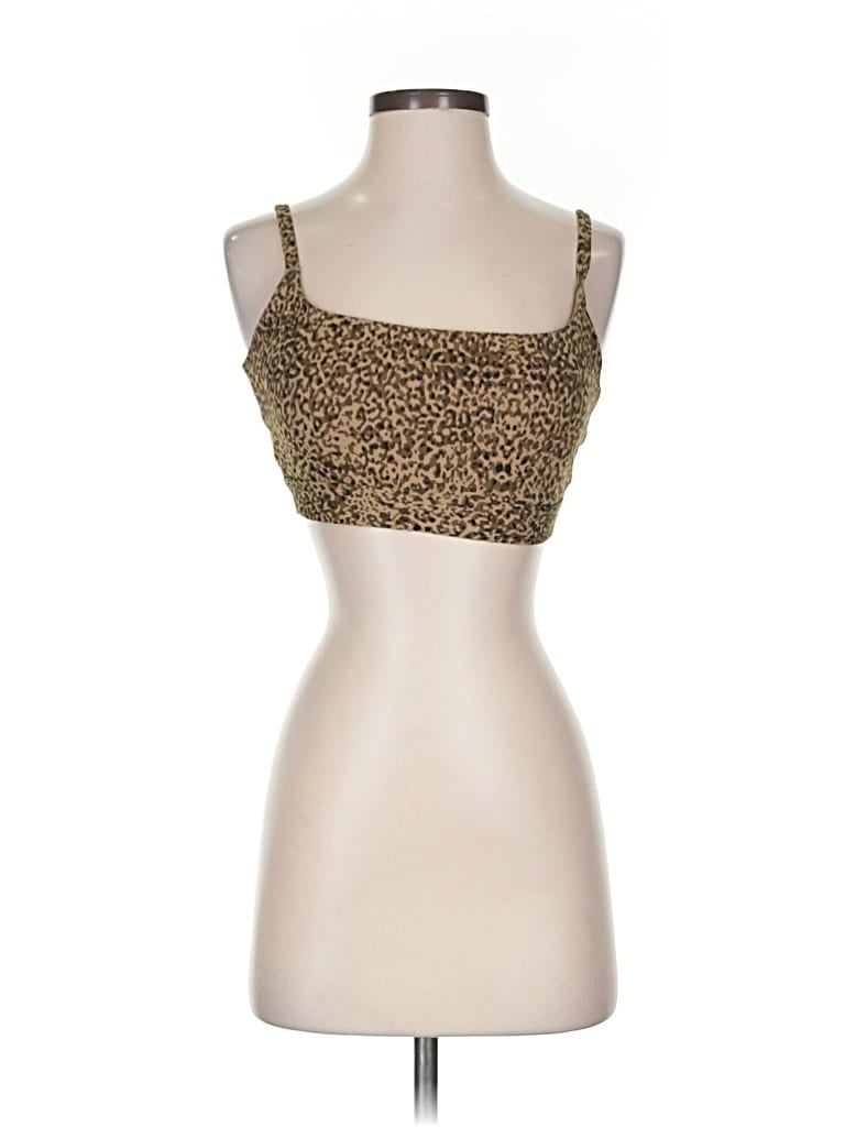 Click to view more detailed imagery on our partner's website Pre-owned Fabletics Tank Top Brown Strapless Neckline Tops