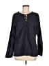 Dockers 100% Cotton Black Long Sleeve Blouse Size M - photo 1