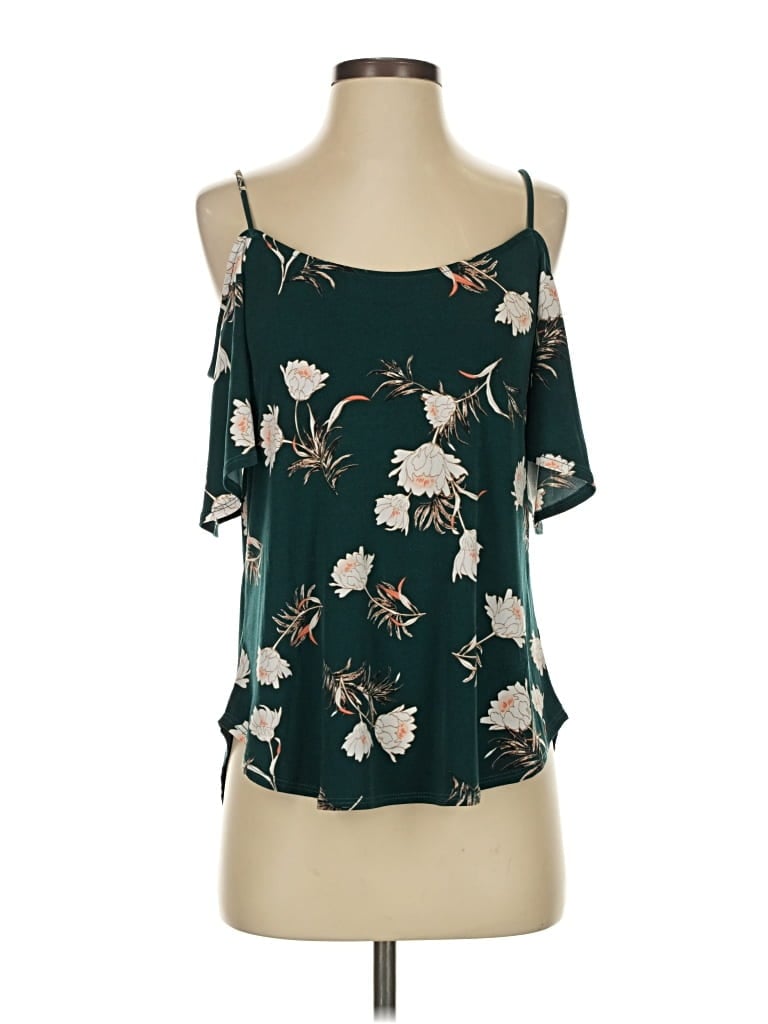 Pre-owned Kaileigh Sleeveless Blouse In Green