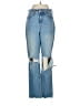 Madewell Hearts Blue Jeans Size 28 waist (tall) - photo 1