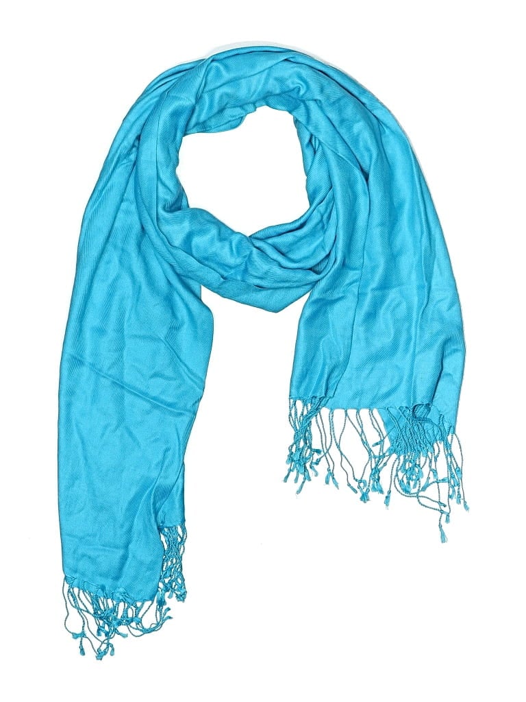 Pre-owned Unbranded Scarf In Blue