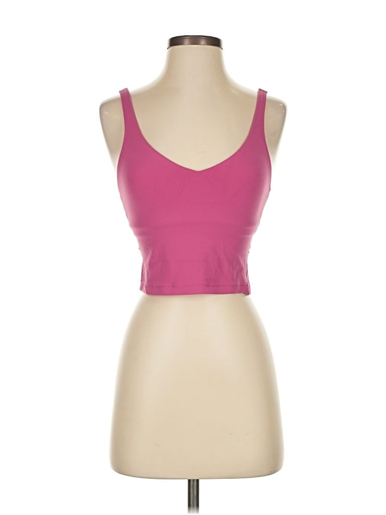 Pre-owned Lululemon Athletica Sports Bra In Red