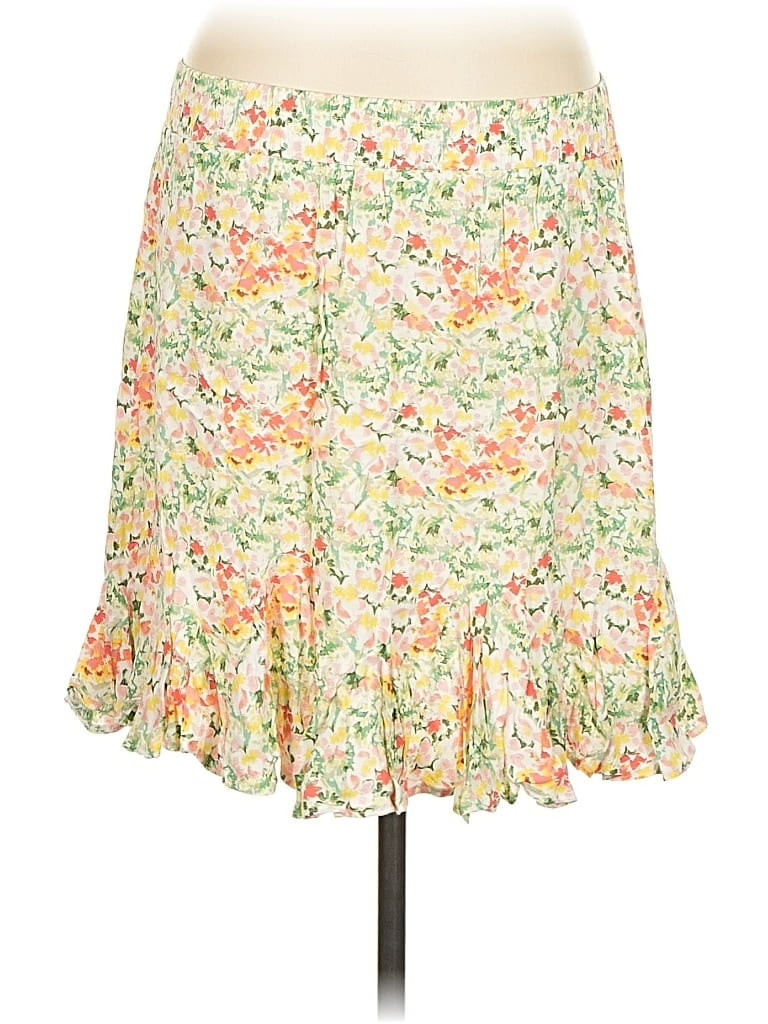 Pre-owned Ann Taylor Loft Casual Skirt In White