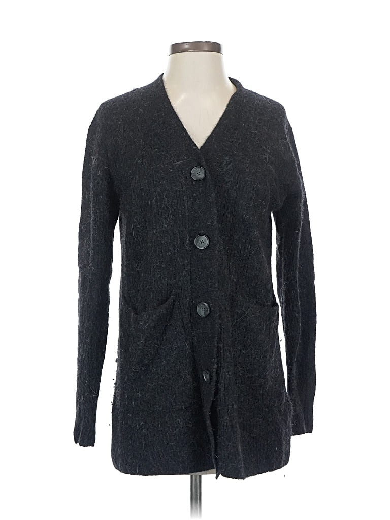 EVERLANE Pre-owned Wool Cardigan Sweater In Black