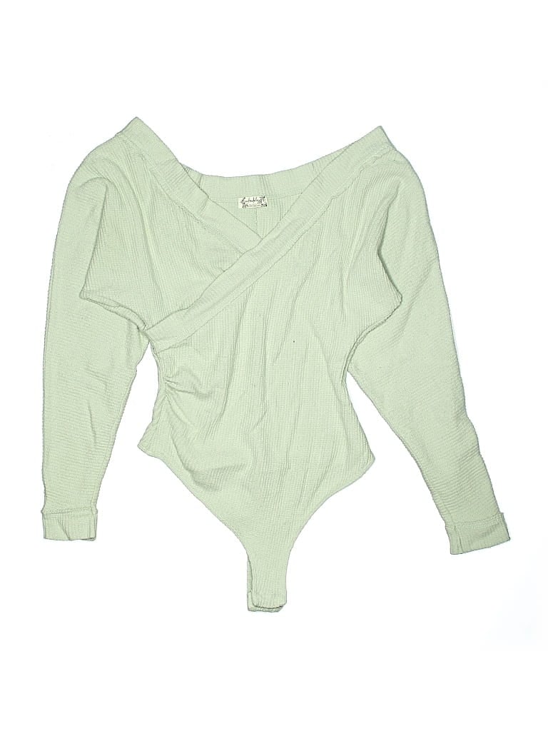 Pre-owned Intimately By Free People Bodysuit In Green