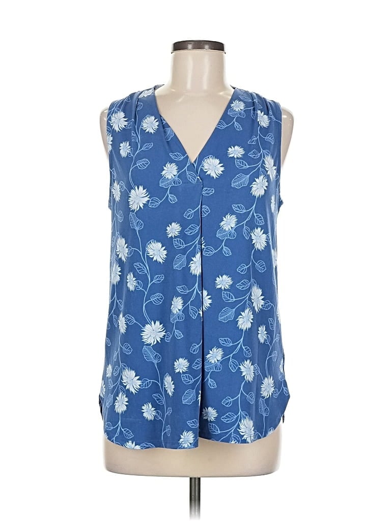Pre-owned 41hawthorn Sleeveless Blouse In Blue