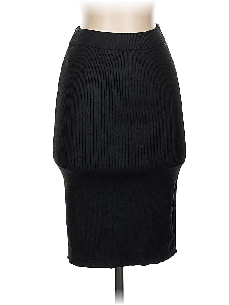 Pre-owned Bebe Formal Skirt In Black