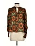 Ulla Johnson Orange Teal Long Sleeve Blouse Size 0 - photo 1