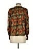 Ulla Johnson Orange Teal Long Sleeve Blouse Size 0 - photo 2