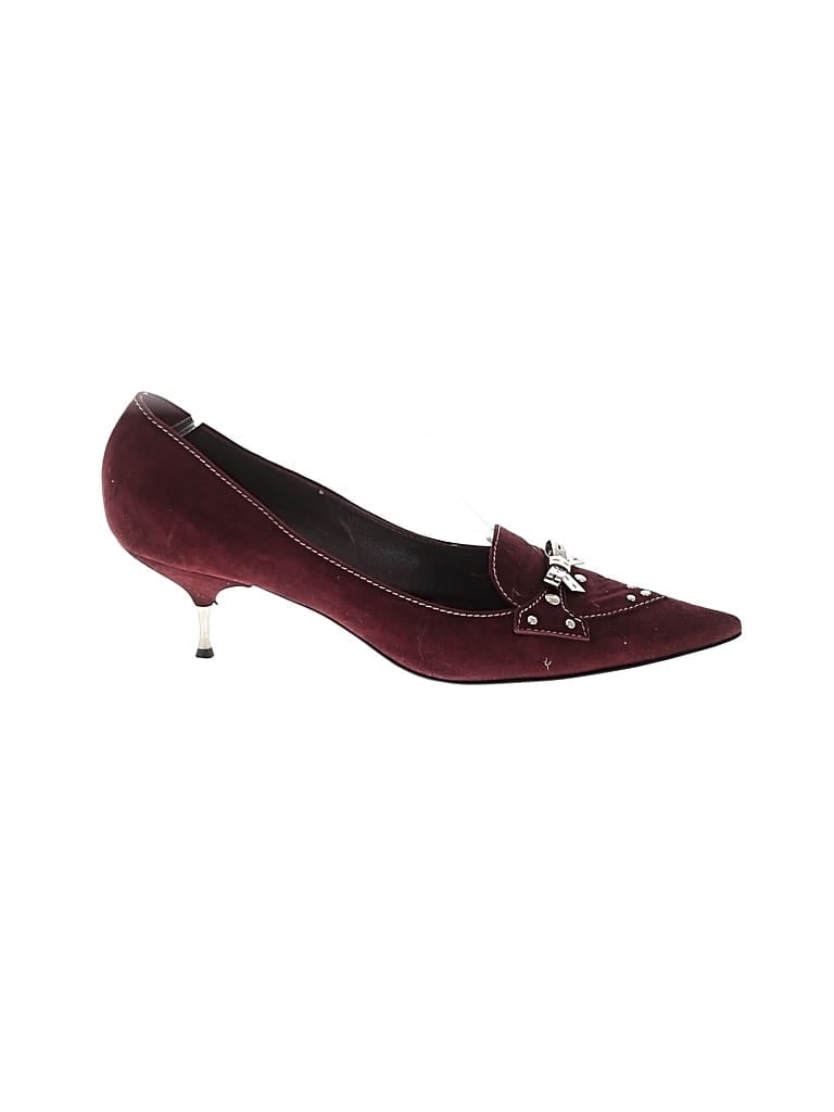 Click to view more detailed imagery on our partner's website Pre-owned Sebastian Milano Heels In Burgundy