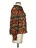 Ulla Johnson Orange Teal Long Sleeve Blouse Size 0 - photo 4