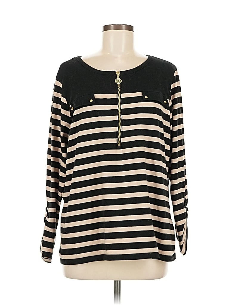 ANNE KLEIN SPORT Pre-owned Pullover Sweater In Brown