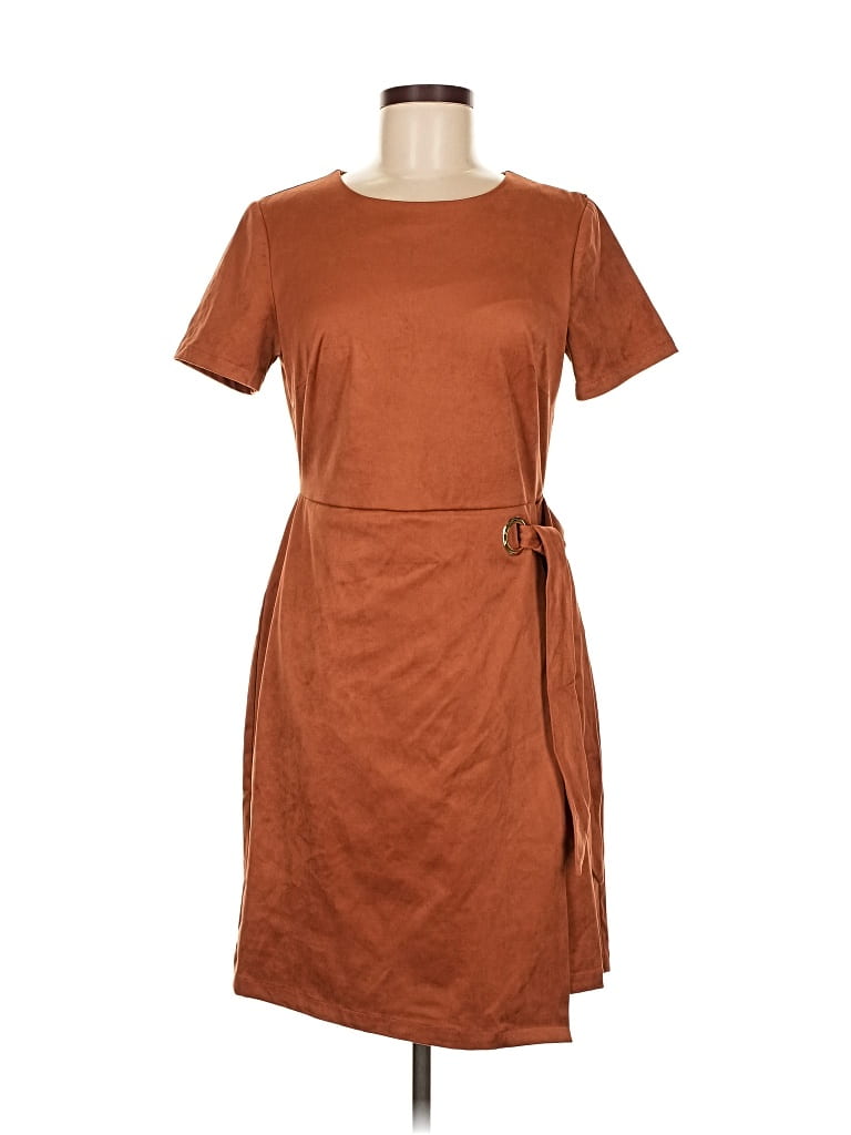 Pre-owned Tahari By Asl Casual Dress In Brown