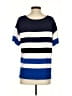 CAbi 100% Cotton Blue Short Sleeve Top Size XS - photo 2