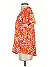 AVARA 100% Rayon Orange Short Sleeve Blouse Size S - photo 5