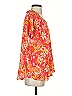 AVARA 100% Rayon Orange Short Sleeve Blouse Size S - photo 4