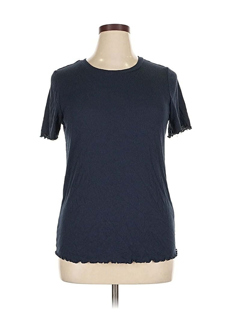 Pre-owned Lularoe Short Sleeve T-shirt In Blue