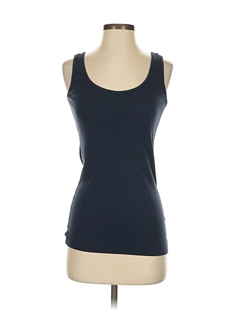 Pre-owned Sonoma Goods For Life Tank Top Blue Strapless Neckline Tops